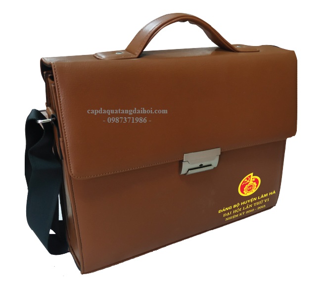 Cặp da cán bộ nam Loverent, da PU, mã số LVR102