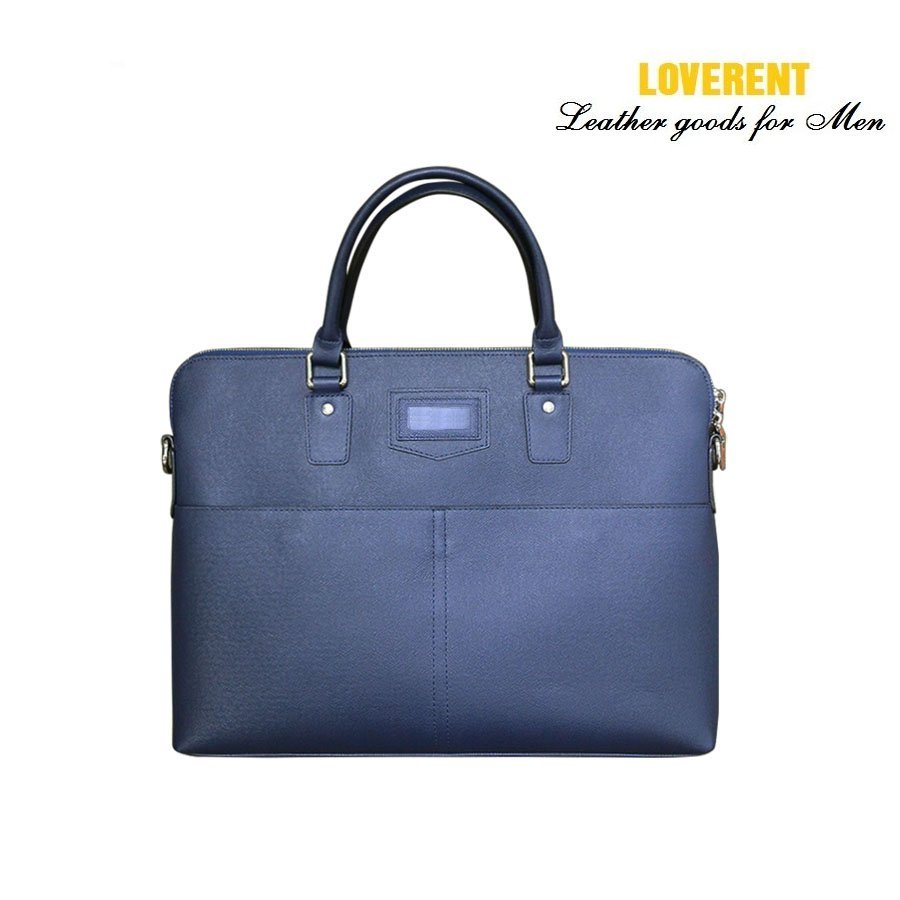 Túi xách công sở Loverent, da bò thật Taiga – mã số LVR020C
