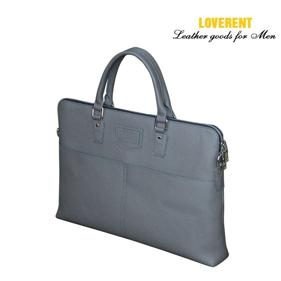 Túi xách công sở Loverent, da bò thật Taiga – mã số LVR020B