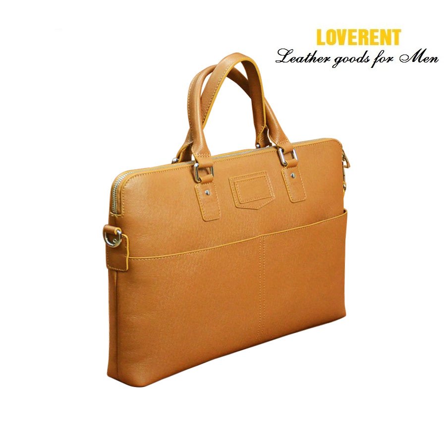 Túi xách công sở Loverent, da bò thật Taiga – mã số LVR020A