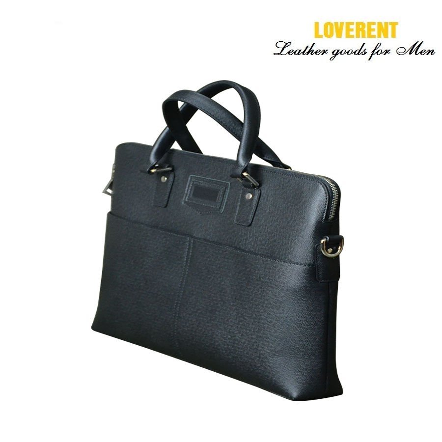 Túi xách công sở Loverent, da bò thật Taiga – mã số LVR020E