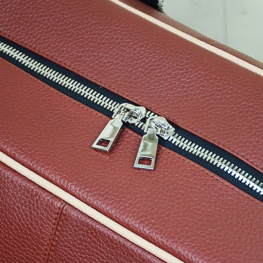 Duffle chữ nhật nâu đỏ 3