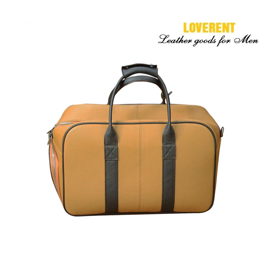 Duffle chữ nhật vàng bò 2