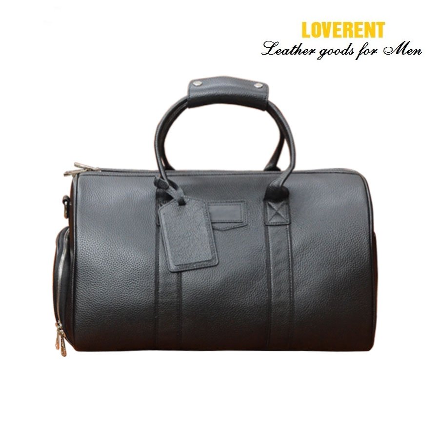 Túi Duffle xách tay Loverent, da bò mill, mã số LVR050E