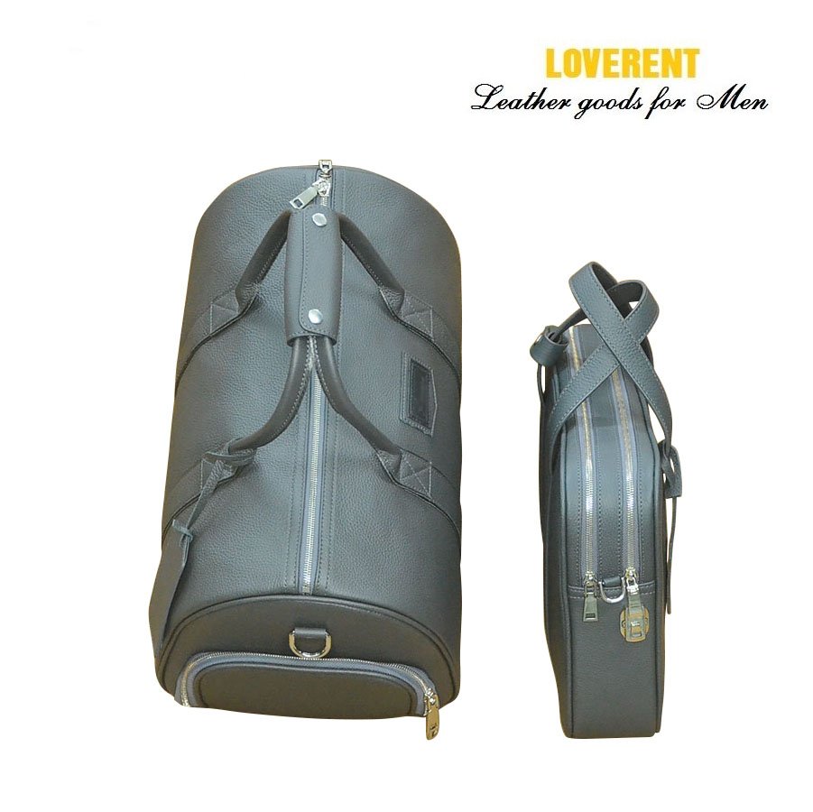 Duffle trống ghi xám 4