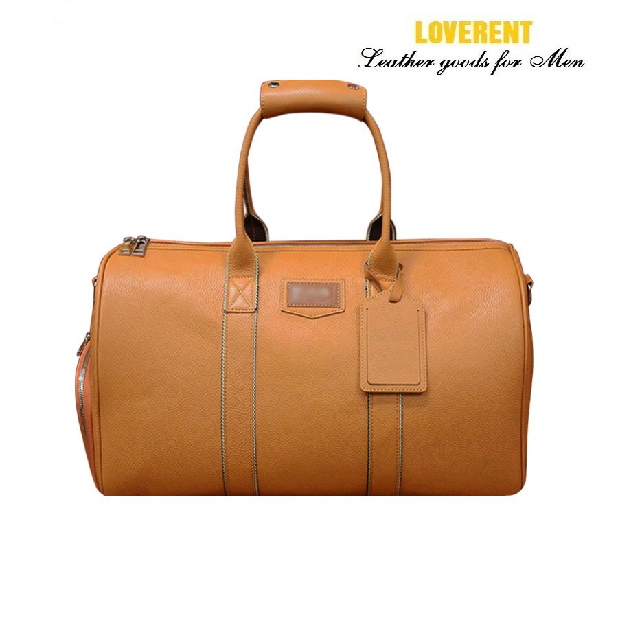 Túi Duffle xách tay Loverent, da bò mill, mã số LVR050F