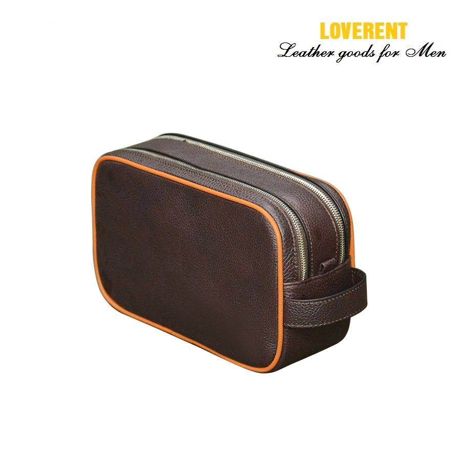 Clutch Came Ví cầm tay nam Loverent, da bò Mill mã số LVR032D