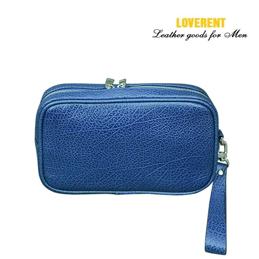 Clutch Came 1 ngăn Ví cầm tay nam Loverent, da bò mã số LVR037C