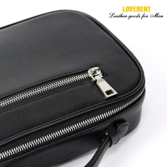 Clutch hộp đeo chéo da taiga, mill, vân saffiano 13