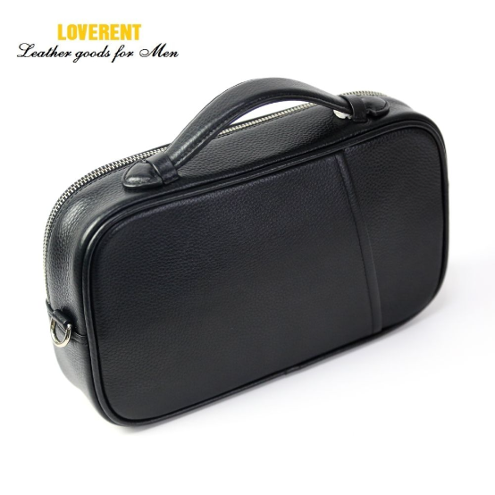 Clutch Came-Ví cầm tay nam Loverent quai dài, da bò mã số LVR037D