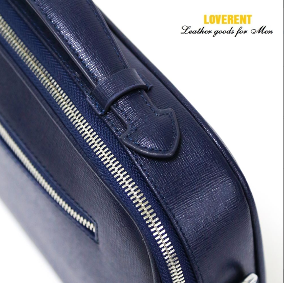 Clutch hộp đeo chéo da taiga, mill, vân saffiano 8