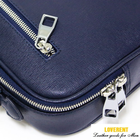 Clutch hộp đeo chéo da taiga, mill, vân saffiano 9