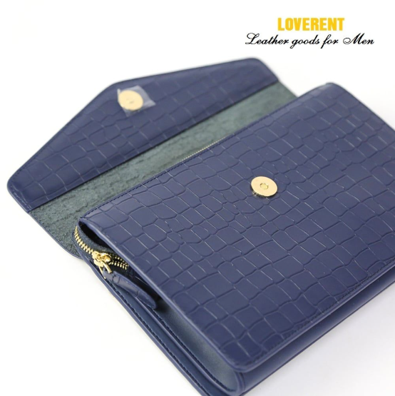 Clutch phom cứng VIP da vân cá 2