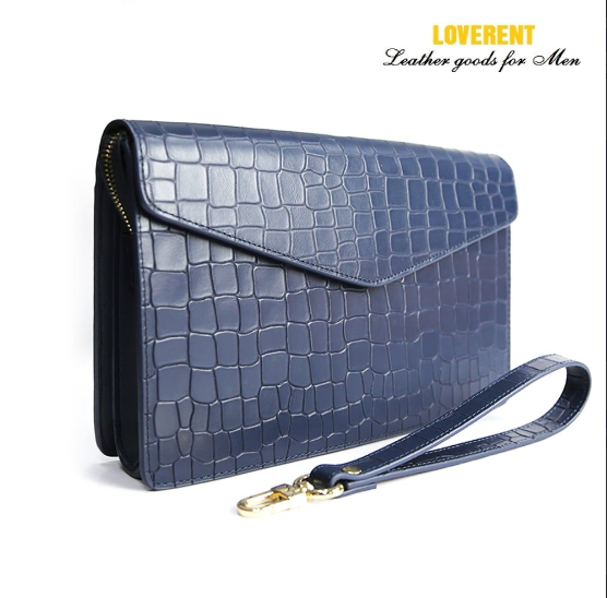 Clutch phom cứng VIP da vân cá 4