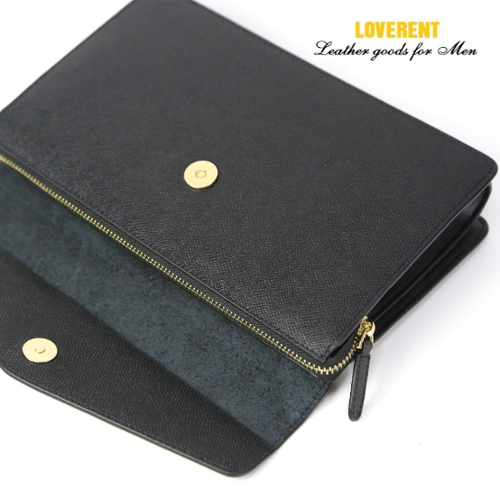 Clutch phom cứng VIP da vân epsom 3