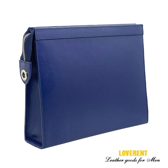 Clutch LV – Ví cầm tay nam Loverent, da bò epi-epsom, mã số LVR035C