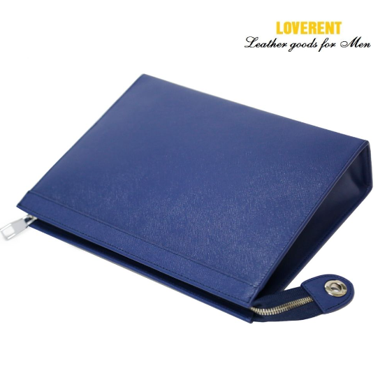 clutch vân saffiano hình Thang k Quai 4