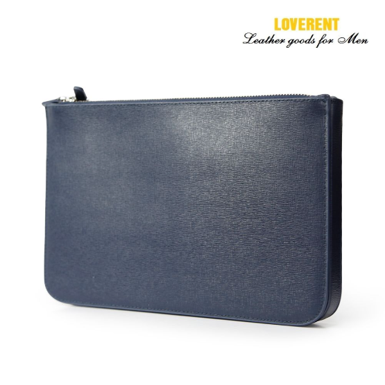 clutch vân saffiano khoá trên phom cứng 5