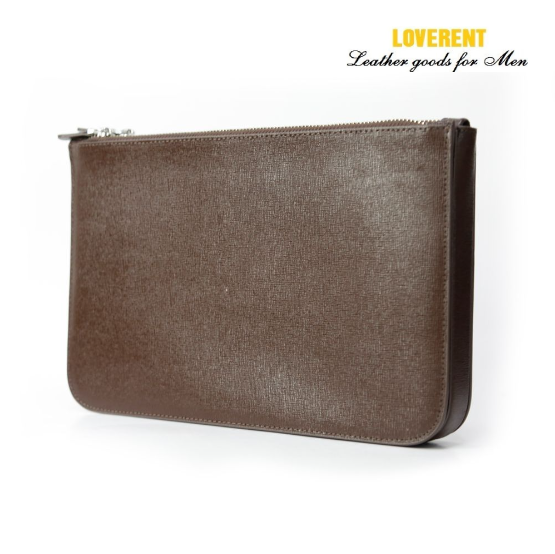clutch vân saffiano khoá trên phom cứng 7
