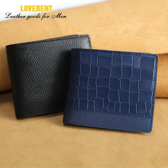 Ví dài gập da bò Loverent, mã số LVR203B